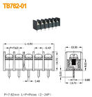 Steckbare Verteiler 2 - 24 Pin-Neigung Ein-Niveaue- für LED-Schalter-Energie