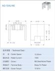 Elektrische Hochstrom-PCB-Anschlussklemmen 100 A 10,0 mm x 16,5 mm
