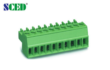 Weibliche steckbare Schraube des Verteiler-Verbindungsstück-3.5mm der Neigungs-300V 8A 2-22 Polen PA66 M2