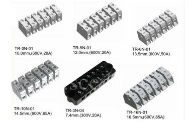 Kupferne Terminalzufuhr 50A durch Verbindungsstück-Neigung 13.5mm 2-16 Polen