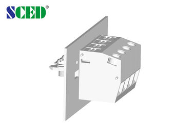 Werfen Sie 12.1mm durchgehende Schottdurchführungen 600V 85A 2P-24P der Platten-Verteiler-/
