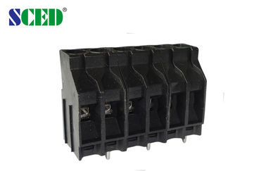 Schraube 10-22 Neigung 30A UL94-V0 30A AWG-Lehreschwarzes PWB-Verteiler-6.35mm