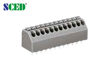 Neigung 5A 300V UL94V-0 des Grey Color PWB-Frühlings-Verteiler-3.5mm