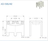 Hohe Klemmenblock-Zusätze der Stromklemme-M5, elektronische Bauelemente PWBs 80A 10x10.5mm