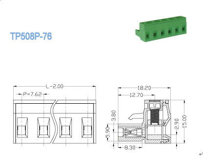Steckbare Verteiler-Ein-Niveaue- Messingbuchsen werfen 7.62mm