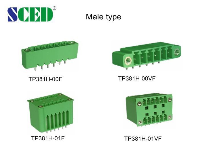Männliche der Teil-8A Klasse Stecker-Verteiler-der Neigungs-3.5mm 300V UL94-V0