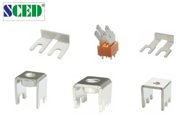 20A Electrical Components 10.3mm Center Space Brass Quick Contact Metal Terminal