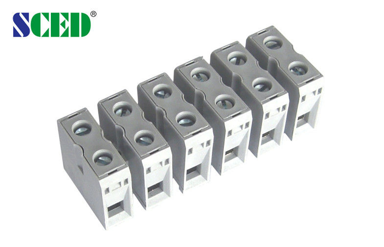 Schwung 14,5 mm 600V 65A 2P-24P Durchlauf durch den Endblock für elektrische Energie