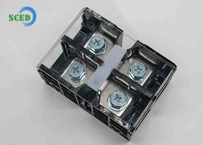Black High Current PC Terminal Block Pitch 31.00mm 600V 200A For Rail Transportation