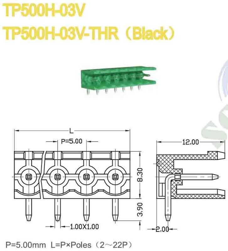 Vertical Wire Inlet Plug In Terminal Block Electrical Connector Produced by Experience Worker for Connection Solutions