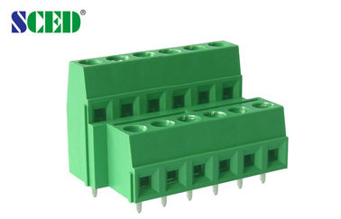 5.08mm Pitch Double Levels PCB-Terminalblock mit 300V 10A und doppelten Decks