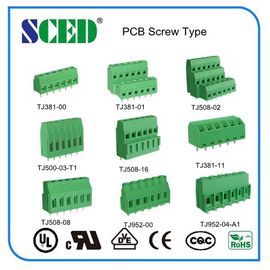 5.08mm 10A Doppelschicht-PCB-Terminalblock grün Nickelplattiert