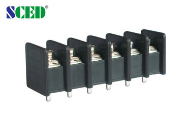 Zentrale Abstände 8,25 mm Barriere-Terminalblock PBT UL94-V0 Messing für Stromanschlüsse