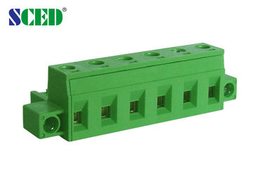 Werfen grüne elektrische MessingVerteiler PA66 5.08mm 300V 18A 2-22 Polen