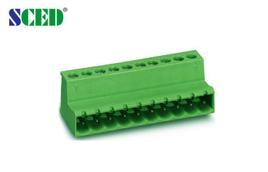 Neigungs-Frau-Teile 300V 18A PWBs 2-22 Polen steckbare Verteiler-5.08mm