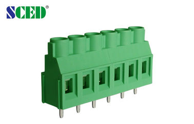 grüne Farbe M3 des 9.52mm PWB-Schraubklemme-Klemmenblock-300V 30A 2-16 Polen