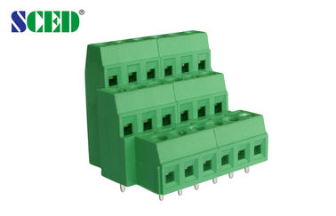 300V 10A Euro-Typ Erhöhung Serie PCB Schraub Endblock 5,08mm Pitch Messing