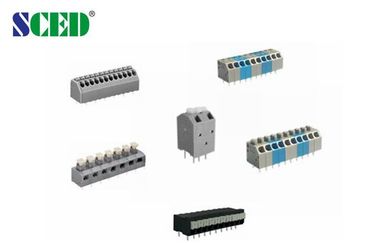 Messingneigung 300V 2-28 Polen LCP UL94-V0 des frühlings-10A Screwless des Verteiler-3.5mm