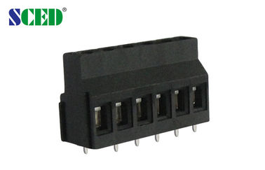 Schwarzer PWB-Schraubklemme-Klemmenblock-Messingeuro Art Reihe 300V 10A 12-24 AWG-Lehre anhebend