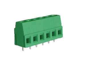 grüne Farbe des 5.08mm Neigung PWB-Schraubklemme-Klemmenblock-300V 10A M3 2-24 Polen