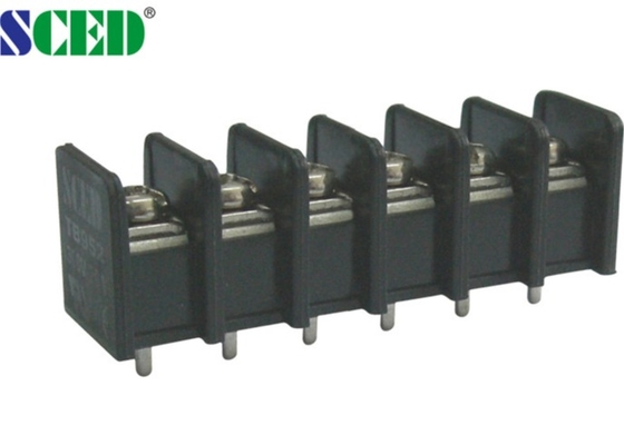 Schwarze MessingVerteiler 20A PWB-UL94-V0/Neigung 300V M4 Schrauben-9.525mm