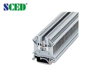 2.5mm2 Schienenverteiler, graue Zufuhr 600V durch elektrische Terminalverbindungsstücke