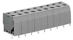 300V 12A PWB-Frühlings-Verteiler 16 Neigung 7.62mm PIN Screwless