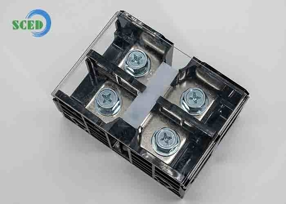 Schwarze Hochstrom-PC-Terminal-Block Pitch 31,00mm 600V 200A für den Schienenverkehr