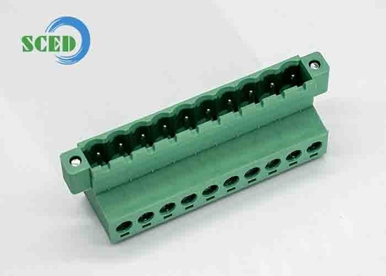 Einseitiges PCB PA66 M3 Plug-in-Terminalblöcke für die industrielle Steuerungsautomatisierung