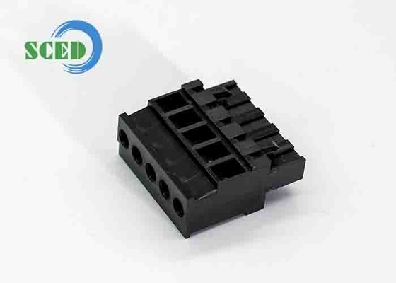 Weiblicher Stecker-Terminal-Block-Anschluss 5,08 mm Tonhöhe 300V 18A 2-24 Pole PA66 M3 Schraube