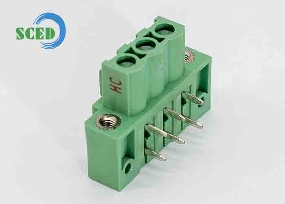 Plug-in-Terminal-Block-Stecker weibliche Steckdosen 5,08 mm 2-20P 300V 18A Kupfer-Terminal