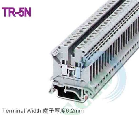 ZB6 AC DC Din Rail Terminal Blöcke Stromversorgung mit Drahtbefestigungsschraube M4 und Zack Srtip