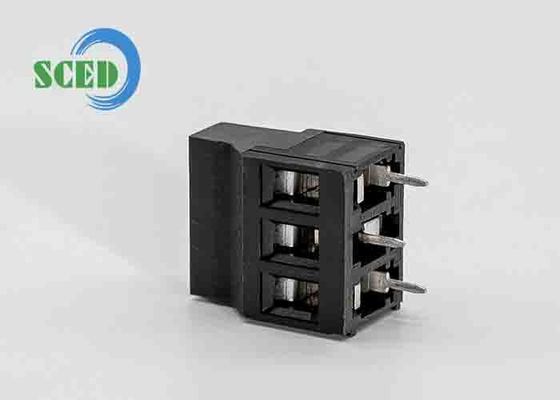 Sichere Drahtverbindungen mit 22-14AWG-PCB-Terminalblock in weißem Kunststoffmaterial