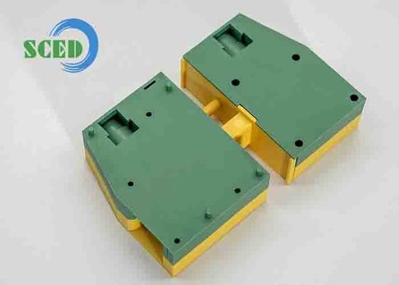 DIN-Schienen-Reihenklemme mit Durchgangsfunktion, M5-Schraube und 16 mm² Bemessungsanschlussquerschnitt