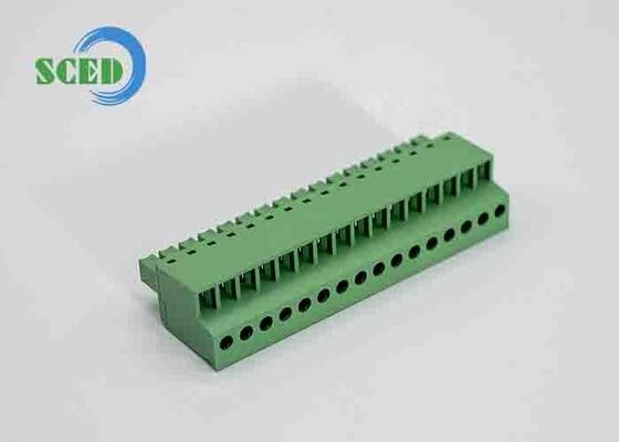 PA66 Kunststoffstecker mit 3000 V Wechselstrom/Minute Dauerspannung und Betriebstemperatur von -40 °C bis +105 °C für PCB