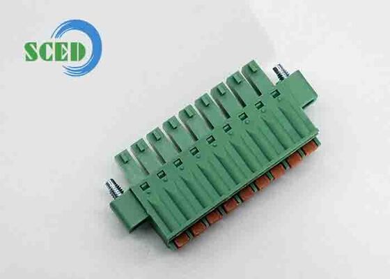 Steckbarer Klemmenblock 12–24 AWG mit Isolationswiderstand über DC500 V und PA66-Kunststoffmaterial für sichere Drahtverbindungen