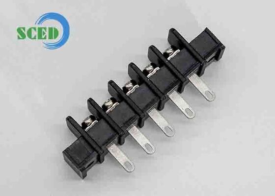 Nennwertverbindung 2,5 mm2 Barriere Endblock mit 2 Polen und Entflammbarkeitsklasse UL94V0 Sicherstellung des Schaltkreislaufschutzes