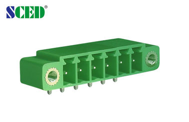 Kommunikations-steckbarer Verteiler-vertikale Einlass-Neigung 3.81mm 300V 8A 2P-20P