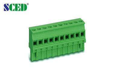 Einsteckklemme-Klemmenblock-Neigung 5.08mm 300V 18A weibliches 2P - Stecker 24P
