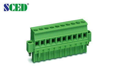 Einsteckklemme-Klemmenblock-Neigung 5.08mm 300V 18A 2P - verstopfen steckbare Verteiler 22P Frau