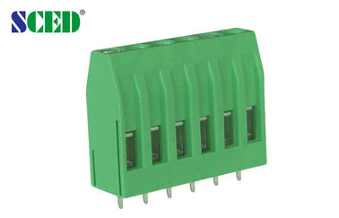Werfen Sie 5.0mm hohe Art 300V 10A den PWB-Schraubklemmeklemmenblock, der Klammern-Verschluss-Reihe anhebt