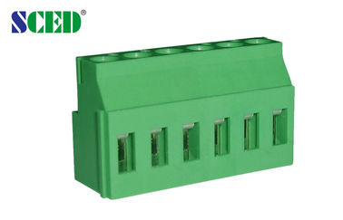 Vertikaler Draht-Einlass 5.08mm Verteiler-stapelbare Art Grün PWB-10A